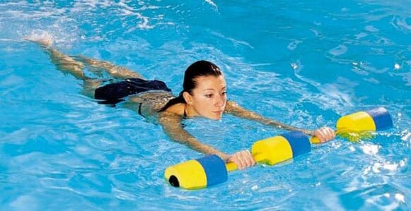 Swimming to prevent osteochondrosis of the thoracic spine