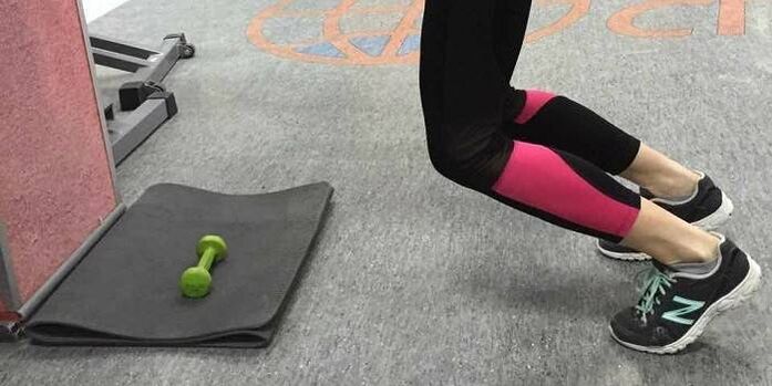 Exercise for the ankle joint to prevent osteoarthritis