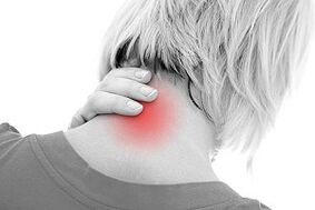Neck pain due to osteochondrosis