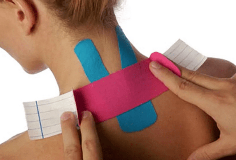 Taping for neck pain